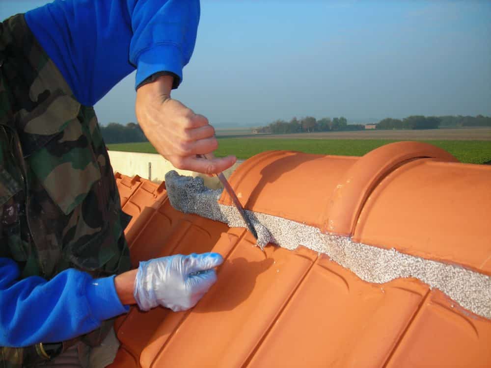 Flexim roof mortar ridge detail